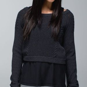 Lululemon Be Present Knitted Pullover